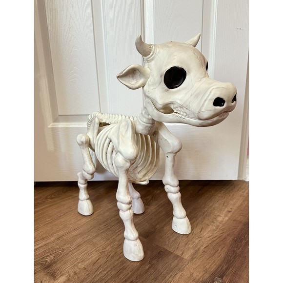 BRAND NEW Cow Skeleton Halloween Decorative Prop Tractor Supply AUTHENTIC - Picture 2 of 2